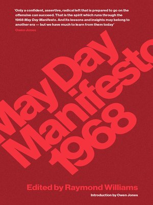 cover image of May Day Manifesto 1968
